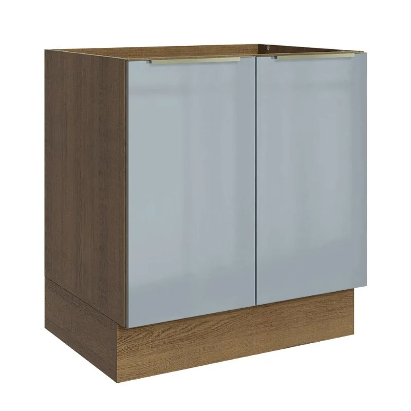 Balcão de Cozinha 70 cm 2 Portas (Sem Tampo) Lux Madesa