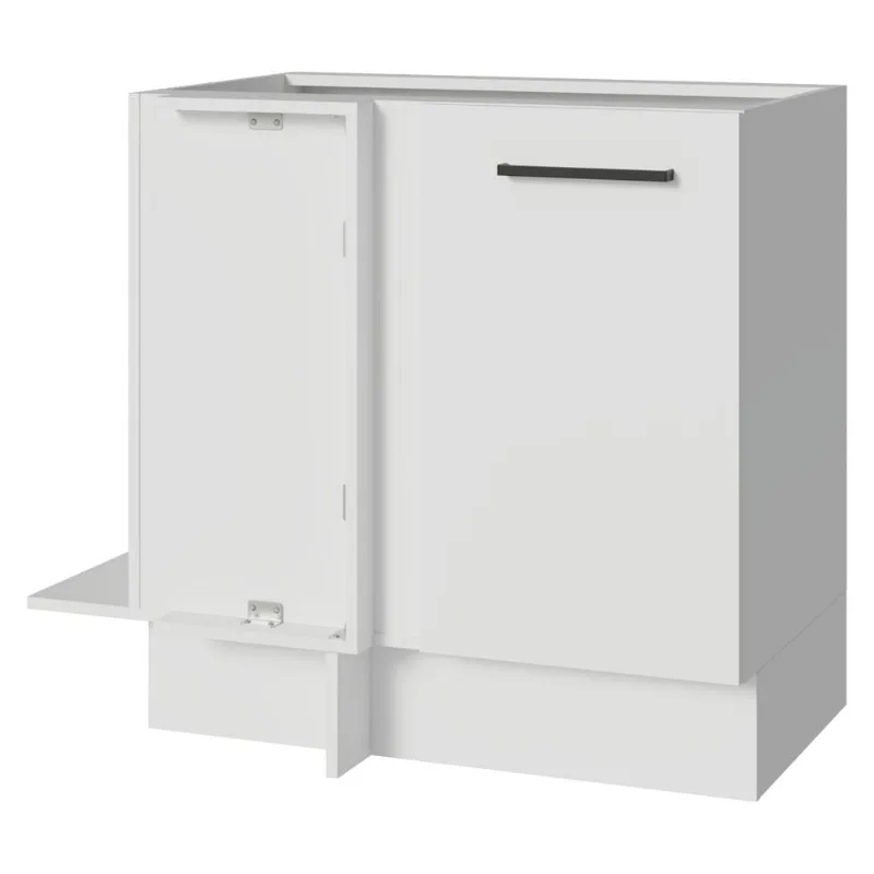 Balcão de Canto 1 Porta (Sem Tampo) Branco Agata Madesa