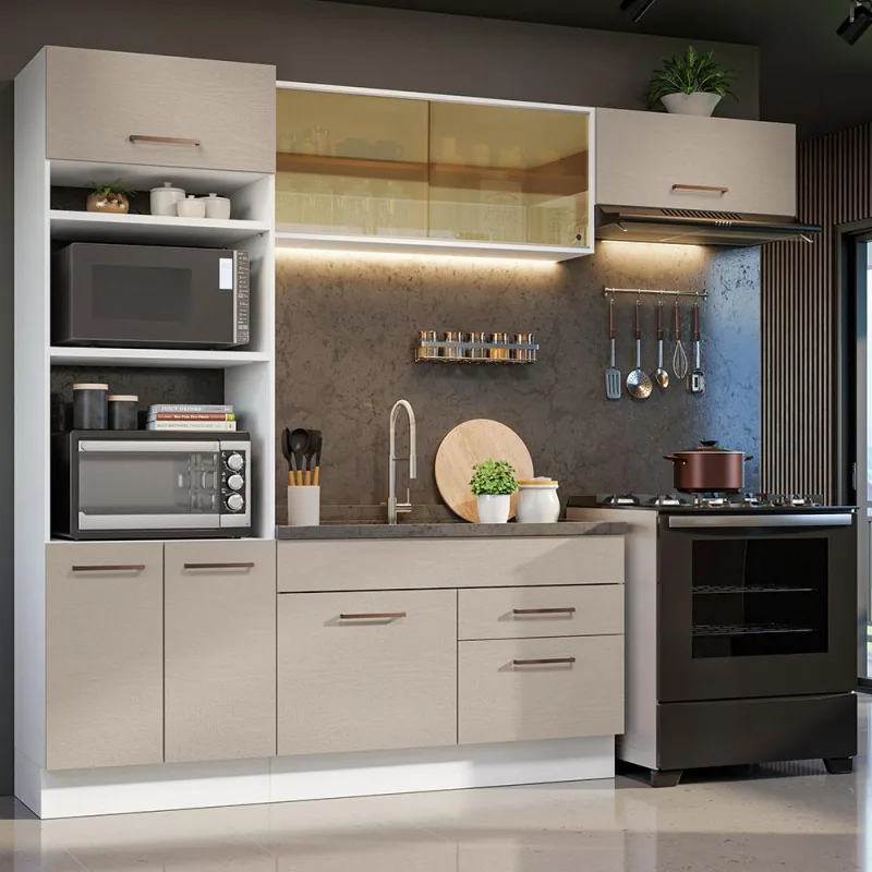 Armário de Cozinha Completa 270cm Agata Madesa 04 - Madesa - Móveis