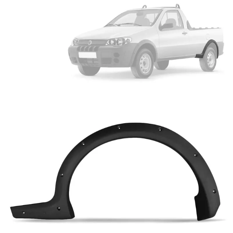 Alargador Paralama Strada Adventure King Tras Esq