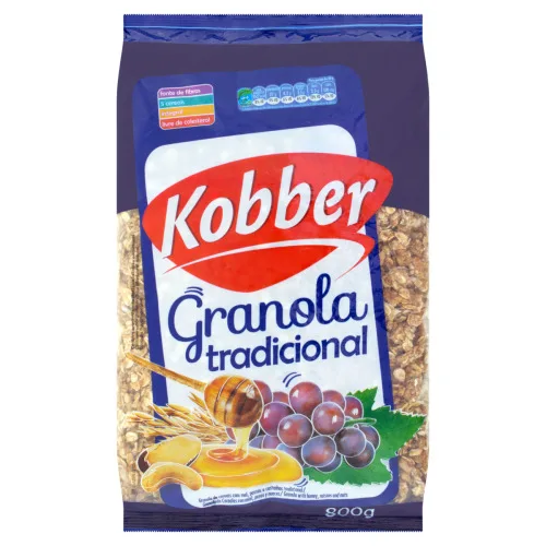 GRANOLA KOBBER TRADICIONAL 800G - KOBBER - Produtos De Pastelaria
