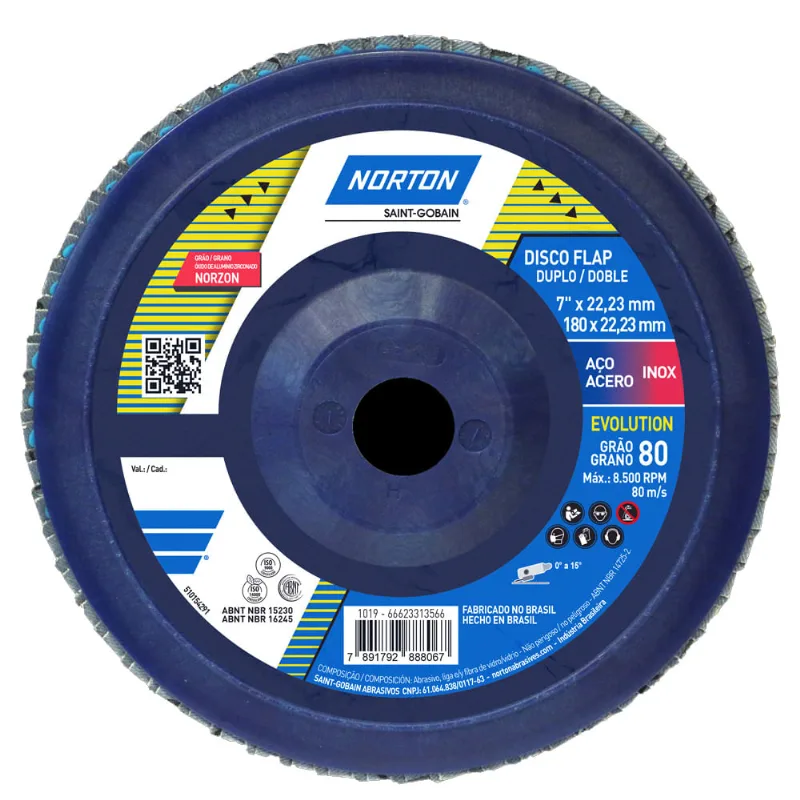 Disco Flap Evolution 180x22mm GR80 Norton R822 66623313566 66623313566