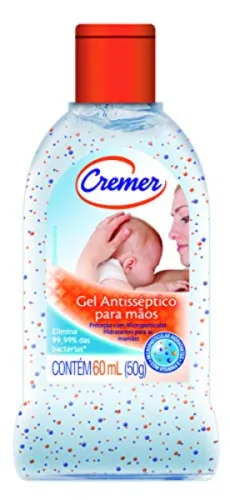 Gel Antisseptico P/maos Cremer 60ml - CREMER - Limpeza