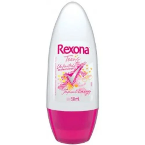 Desodorante Rollon Rexona 50 Mls Feminino Tropical Energy - REXONA - Higiene E Beleza