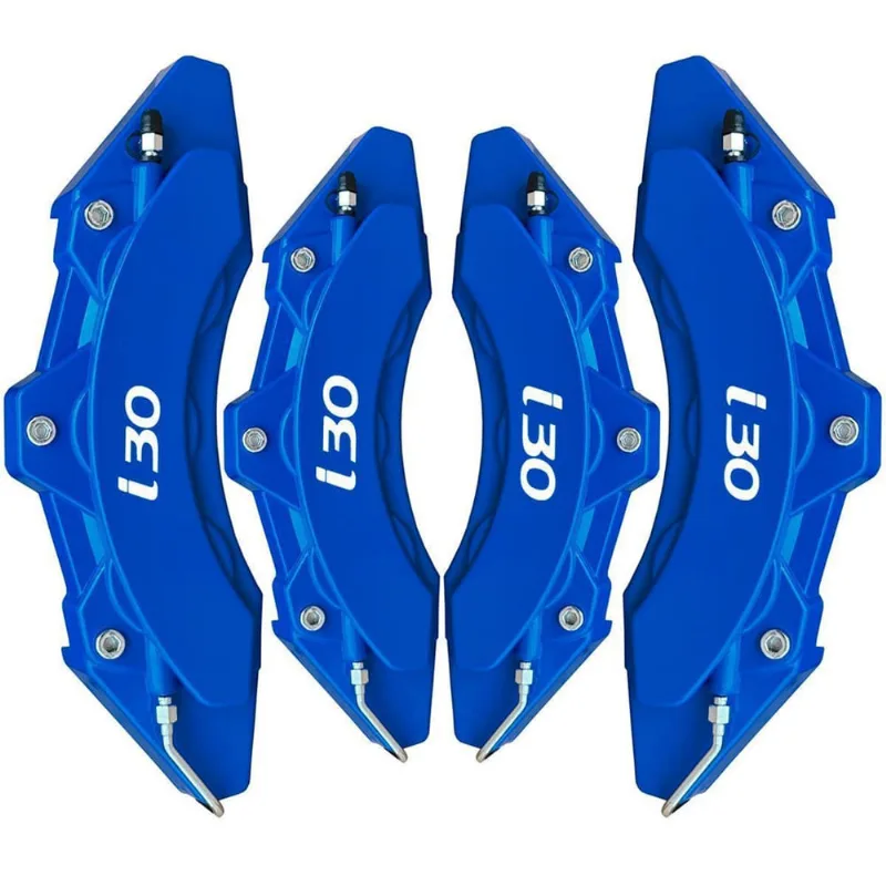 Kit 4 Peças Capa De Pinça Para Freio Azul Para I30 24Cm