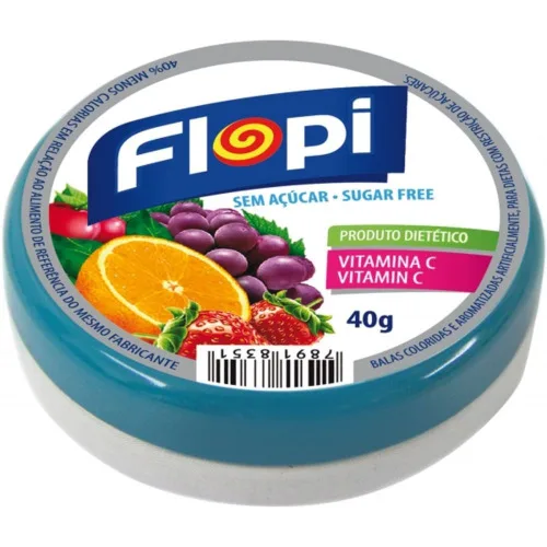 Balas Flopi Mista 40g - FLOPI - Mercearia