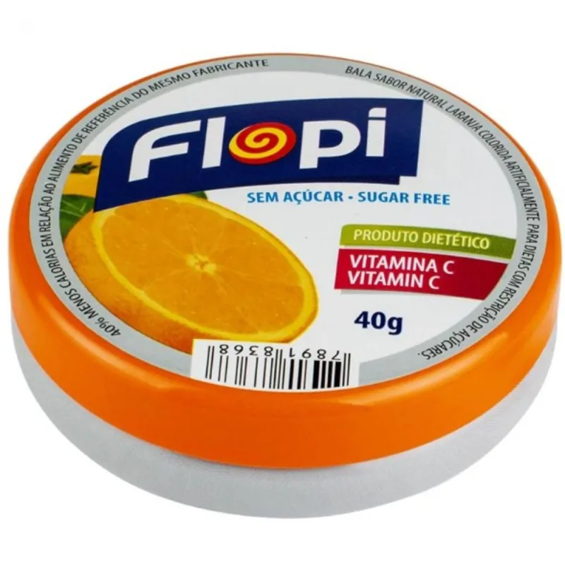 BALAS FLOPI MISTA 40G - FLOPI - Mercearia