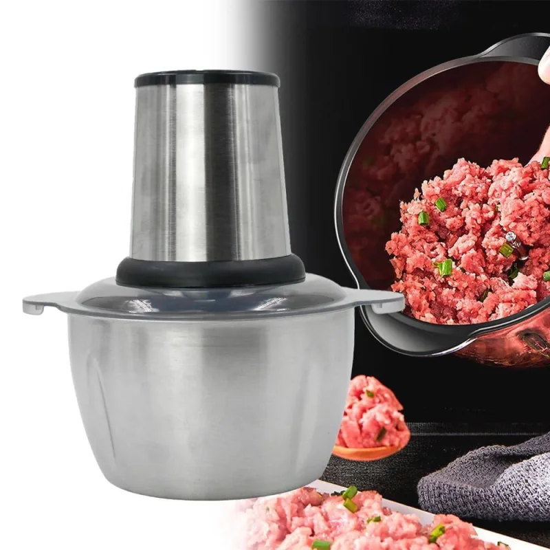 Triturador de Alimentos Profissional Elétrico 2 Velocidades 850W Inox 110V - OUTRAS - Casa E Construção