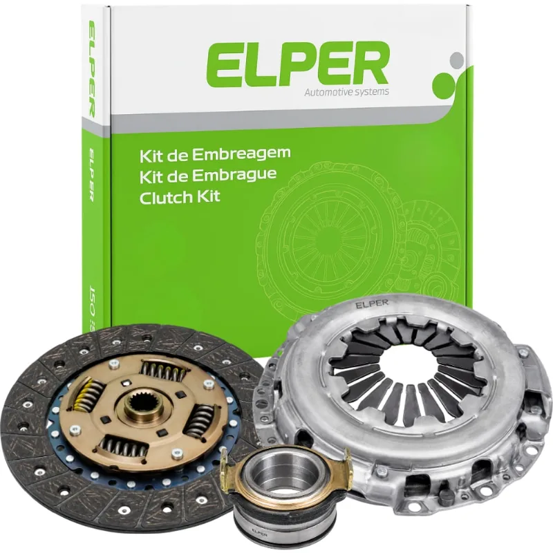 Kit Embreagem Chery Qq 1.0 12v 1.1 16v Com Rolamento Elper