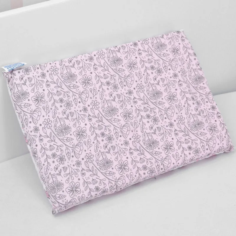 Travesseiro Composê 29 x 19cm Borboleta Rosa