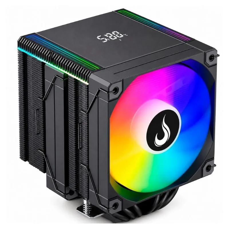 Air Cooler Para CPU Temp 6 Pro Black ARGB TDP Suportado 250W Preto Rise Mode