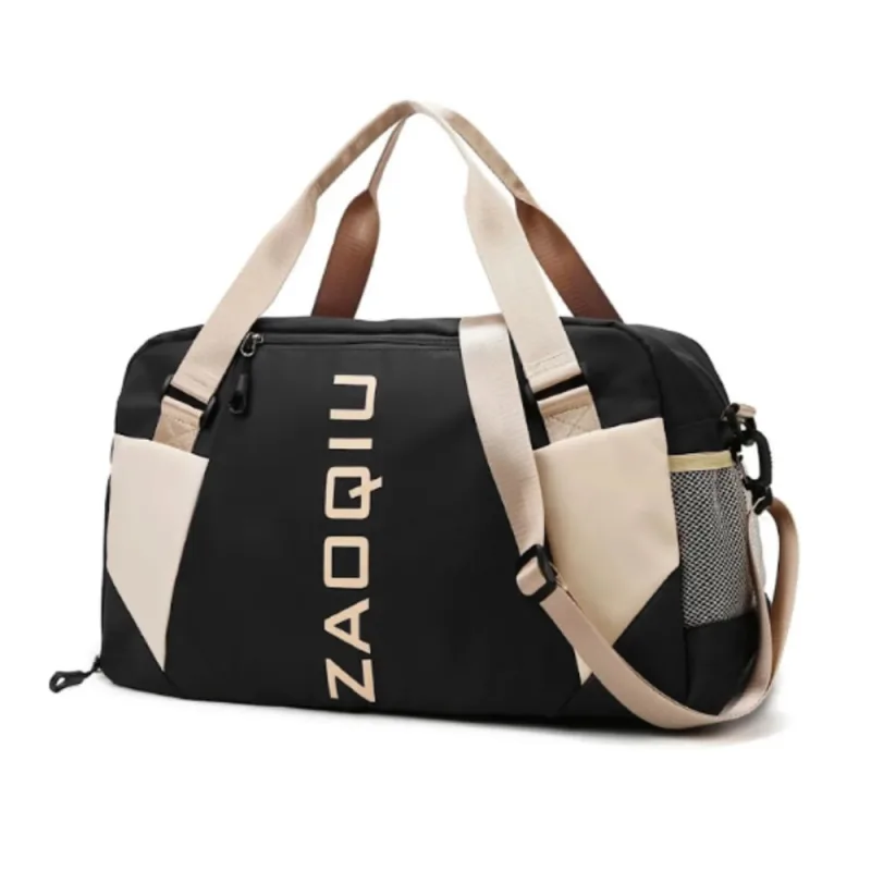 Bolsa Mala grande com alça Academia Esportiva Viagem, Piscina ideal para Viagens, porta sapatos - Preto - Smart - Moda