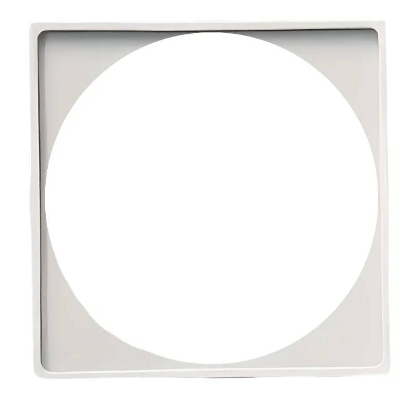 Porta Grelha para Grelha Quadrada PVC DN100 Amanco Porta Grelha Quadrado para Grelha Quadrada PVC Cinza DN100 Amanco