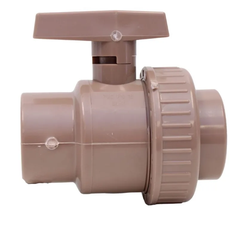 Registro de Esfera com União Roscável Fêmea PVC Amanco Registro de Esfera com União Roscável F PVC 1/2" Amanco