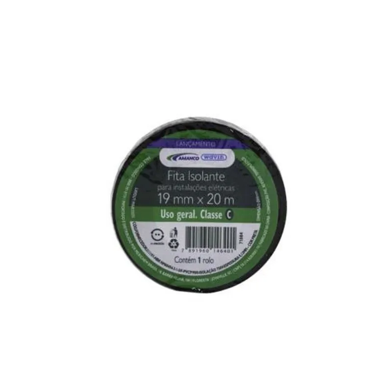 Fita Isolante 19mm X 20m Amanco