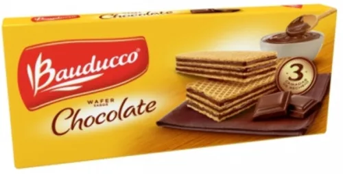 Biscoito Wafer Recheado De Chocolate Bauducco Pacote 120g - BAUDUCCO - Mercearia