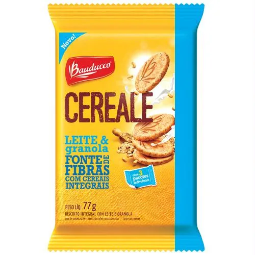 Biscoito Bauducco Cereale Leite E Granola - BAUDUCCO - Mercearia