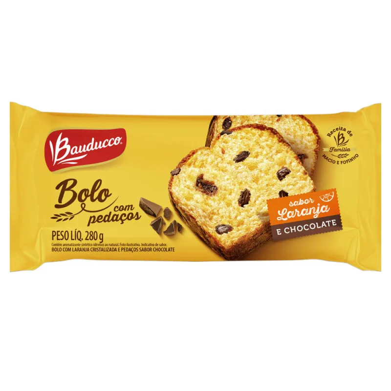 Bolo Laranja Bauducco Pacote 280g - BAUDUCCO - Pães E Bolos
