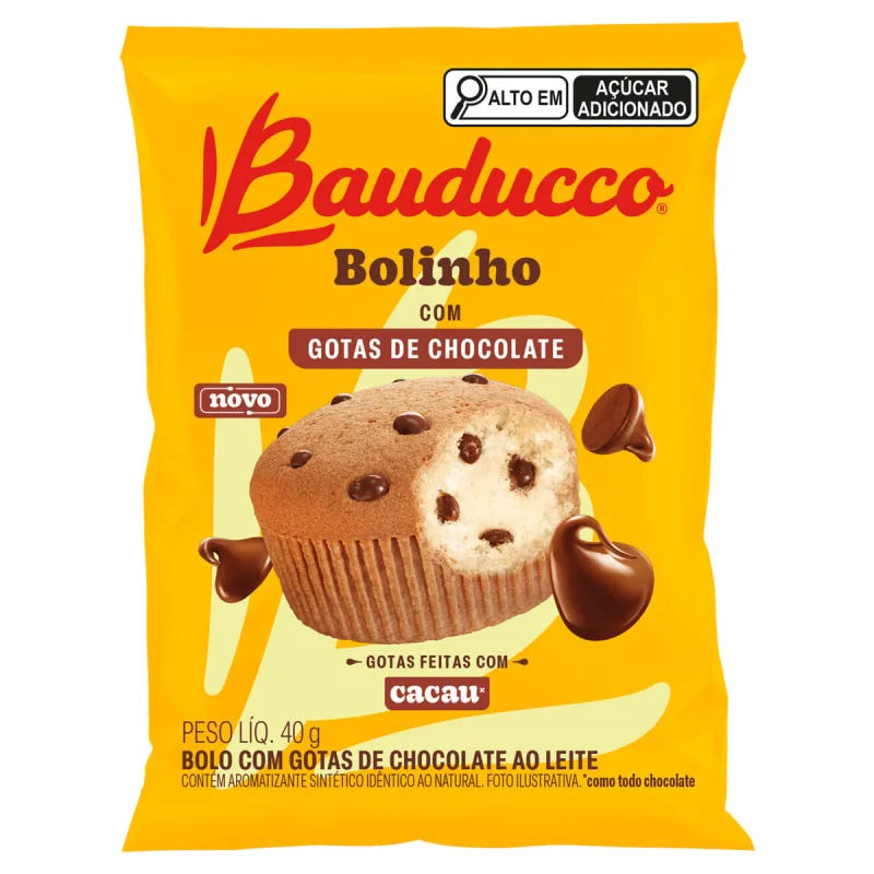 BOLINHO BAUDUCCO GOTAS 16X40G - Bauducco - Padaria
