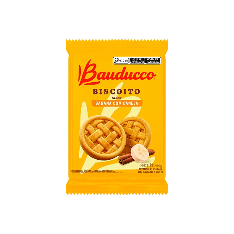 BISC BAUDUCCO BAN C CANELA 354G NOVO - Bauducco - Mercearia