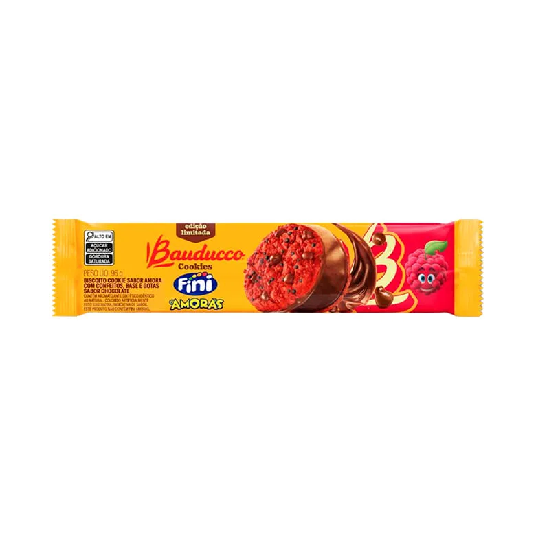 COOKIES BAUDUCCO MAXI FINI AMORA 96G - Bauducco - Mercearia