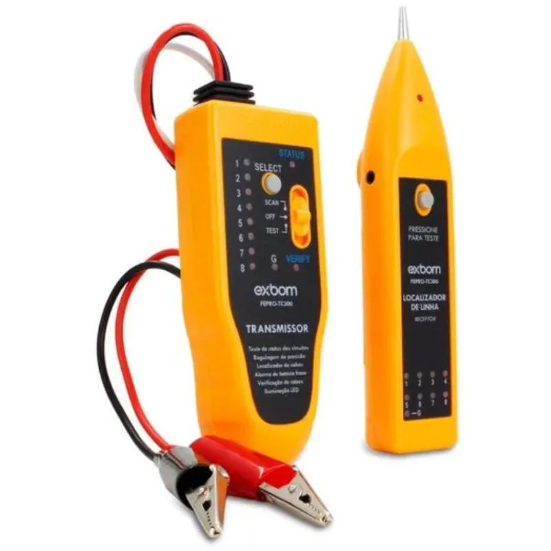 Kit Localizador Testador Cabo E Linha Rede Rj Zumbidor
