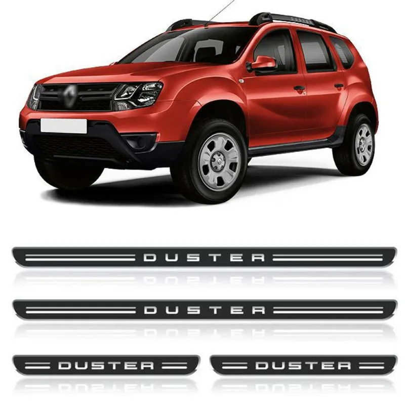 Acessórios Jogo Soleira Renault Duster 17 18 19 20 4 Peças