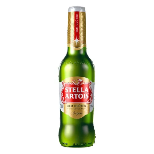 CERVEJA STELLA ARTOIS SEM GLÚTEN PURO MALTE 330ML LONG NECK - STELLA ARTOIS