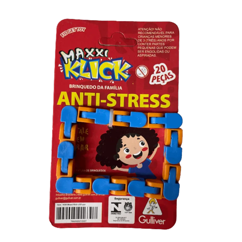 Maxxi Klick Anti-Stress - Cartela com 20 Peças - Gulliver
