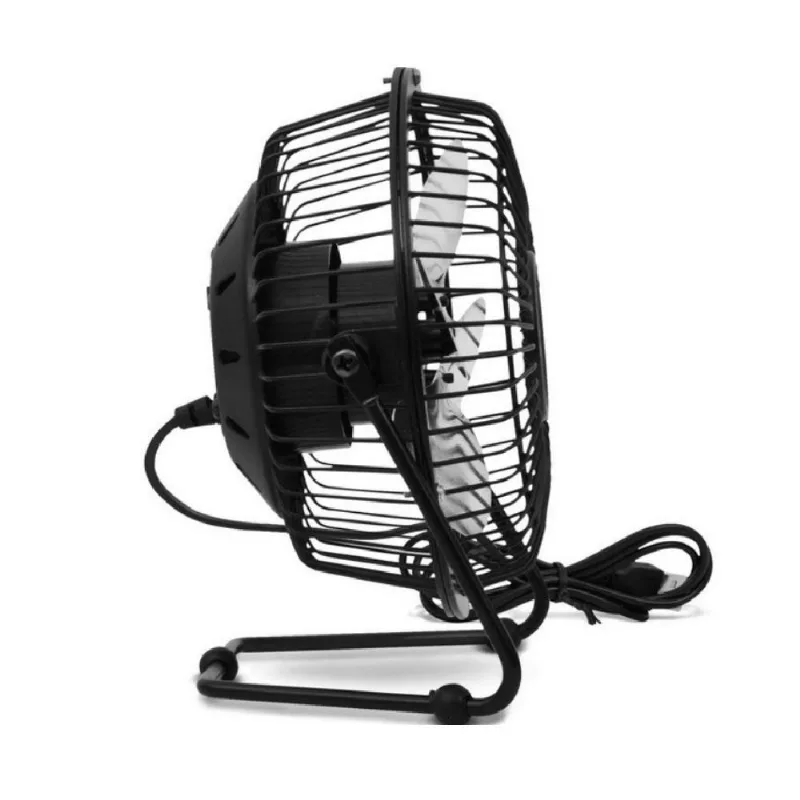 Mini Ventilador Mesa USB Notebook Pc Silencioso Articulável Preto - Luatek - Ar E Ventilação
