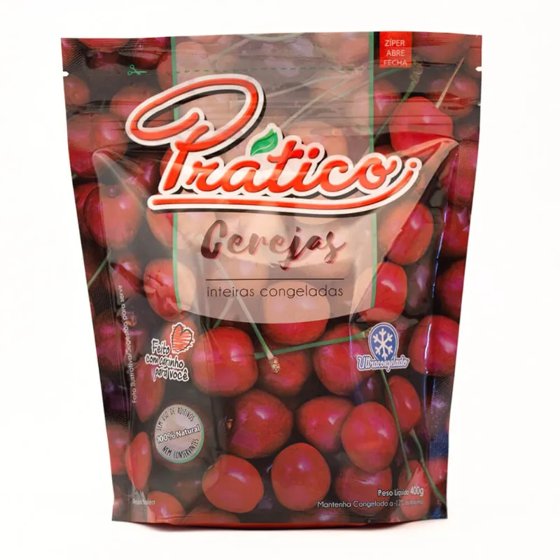 Cerejas Inteiras Congeladas Prático 400g