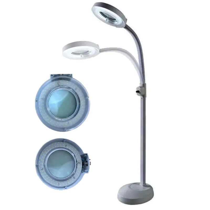 Lupa Luminária 5x 120 Led Smd Estética Depilacao 24W Tripe 110V - GT725
