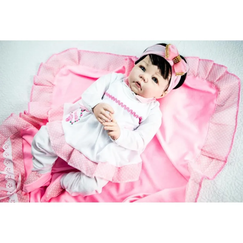 Bebê Reborn Menina, Realista, Pronta Entrega, corpo de Vinil