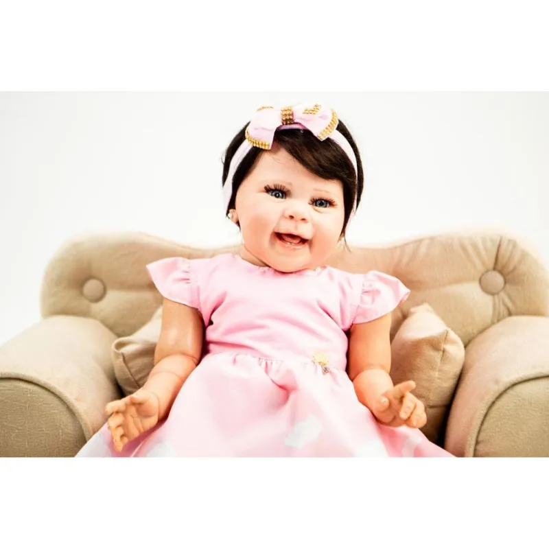 Bebê Reborn Menina, Boneca ,vestido Luxo,