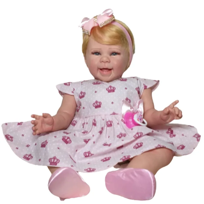 Bebê Reborn Menina, Realista, Pronta Entrega, corpo de Vinil