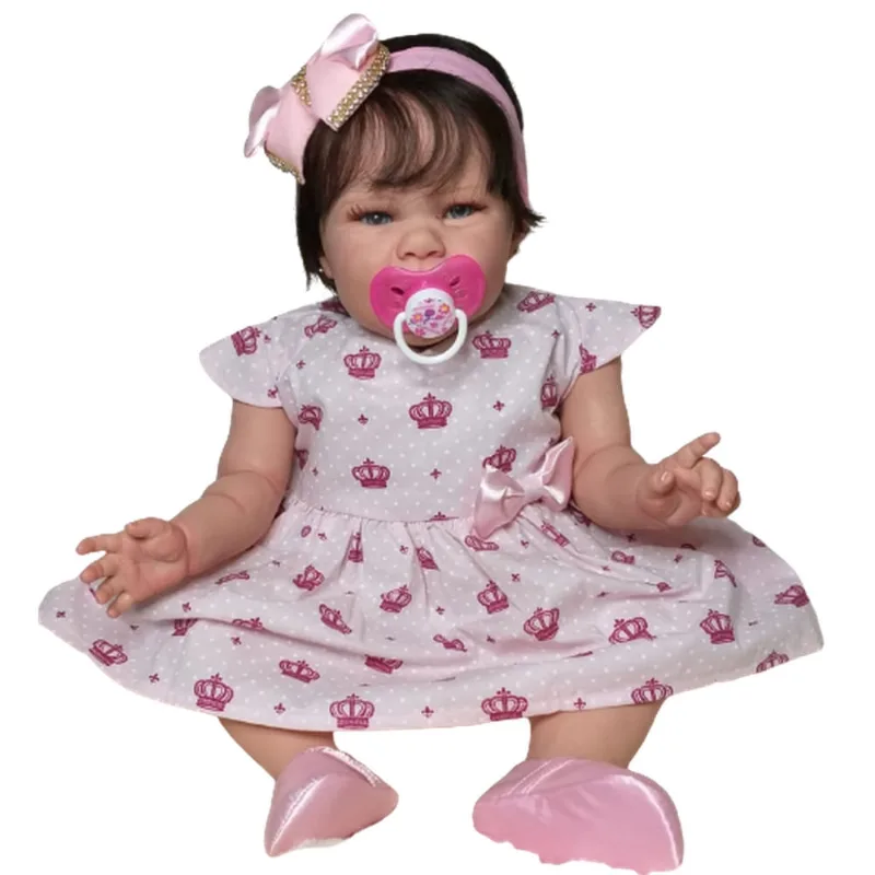 Bebê Reborn Menina, Realista, Pronta Entrega, corpo de Vinil