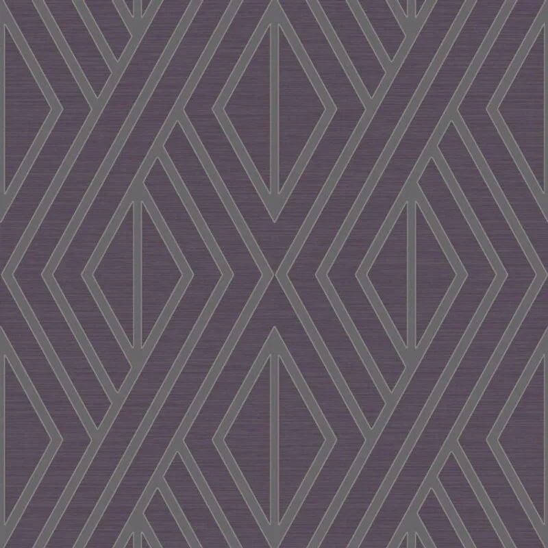 Papel De Parede Shimmer Geométrico Uk30519 - Rolo 10m X 0,52m