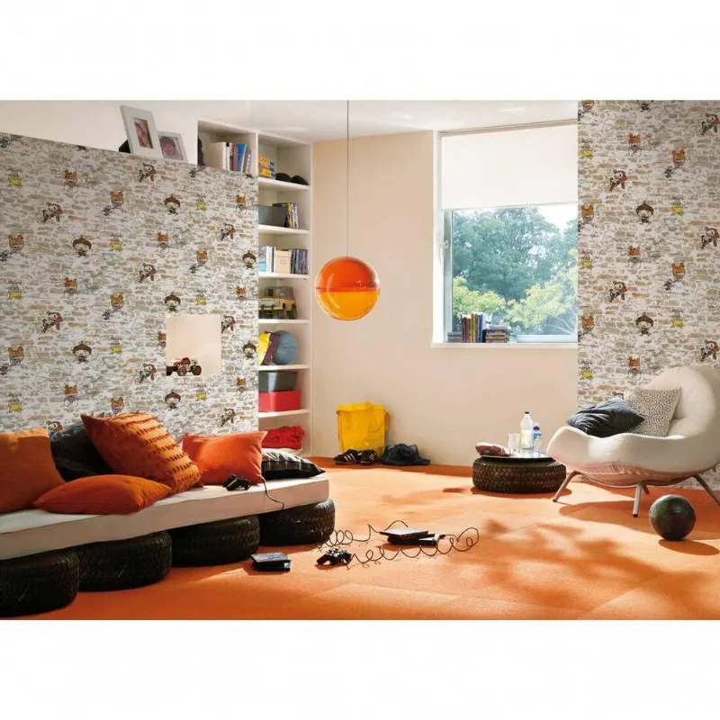 Papel De Parede Boys E Girls 6 369871 Rolo 10m X 0,53m