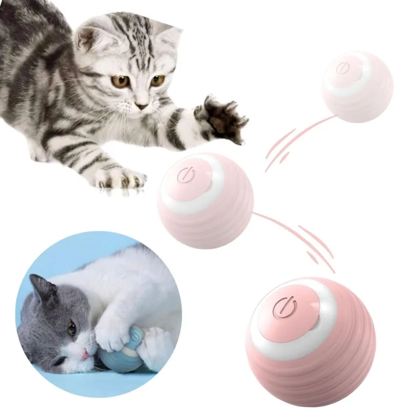 Bolinha Inteligente Para Gatos Se Move Sozinha Extinto Rosa - Não Disponível - Pet Shop