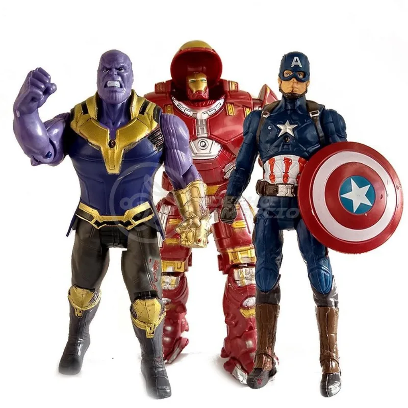 Cartela 4X Bonecos 17Cm Action Figure Vingadores End Game 3