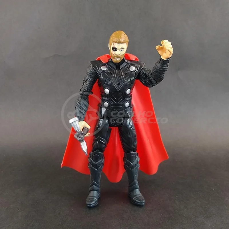 Kit 4X Boneco Articulados 17Cm Acon Figure Vingadores End 18