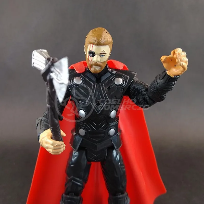 Kit 4Pcs Boneco Articulado 17Cm Vingadores End Game Large 10