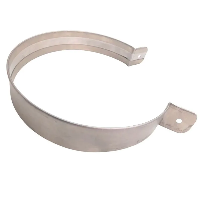 Abraçadeira 7" Polegadas Inox 304 Para Duto De Churrasqueira