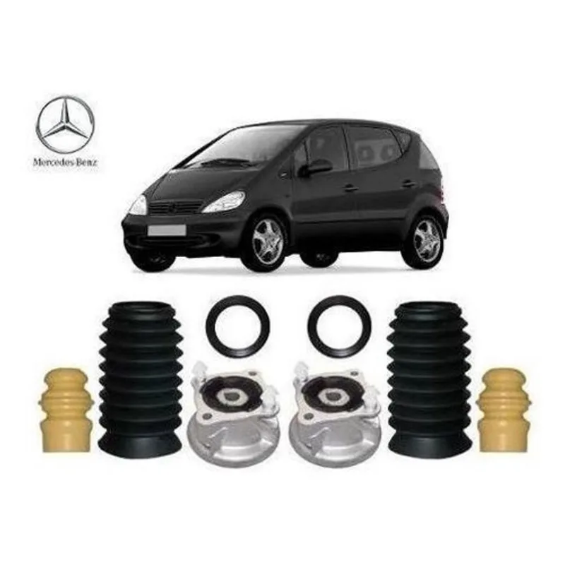 2 Kit Batente Coxim Rolamento Dianteiro Mercedes Classe A 1999 2000 2001 2002