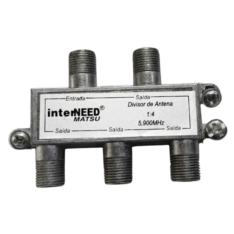 Divisor de Alta Frequência 1:4 900A 2050MHZ Interneed Divisor de Alta Frequência 1:4 900A 2050MHZ 01 Peça