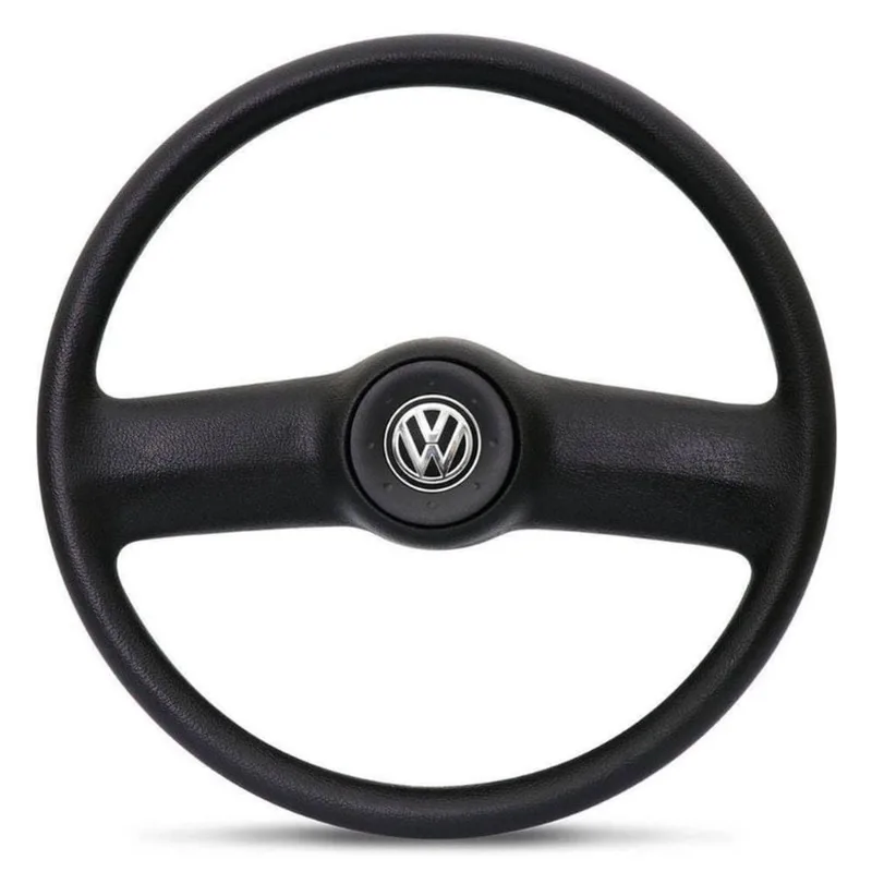 Volante Kombi Preto Acionador De Buzina 1988 A 2013