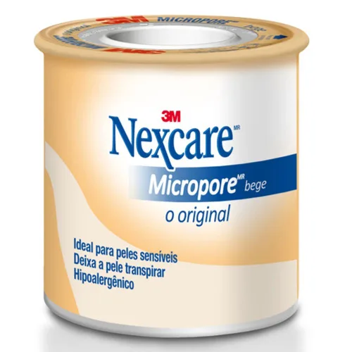 Fita Micropore Bege Nexcare 25mm X 90cm - NEXCARE - Farmácia