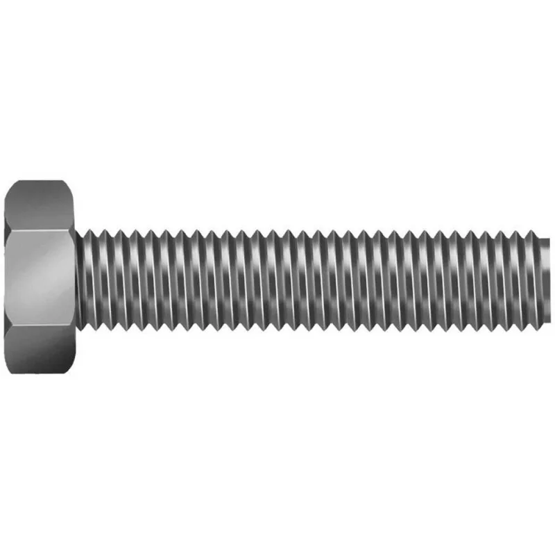 Parafuso sextavado UNC 5/16" x 2.1/2" total zincado - CISER - CISER - Parafusos E Fixadores