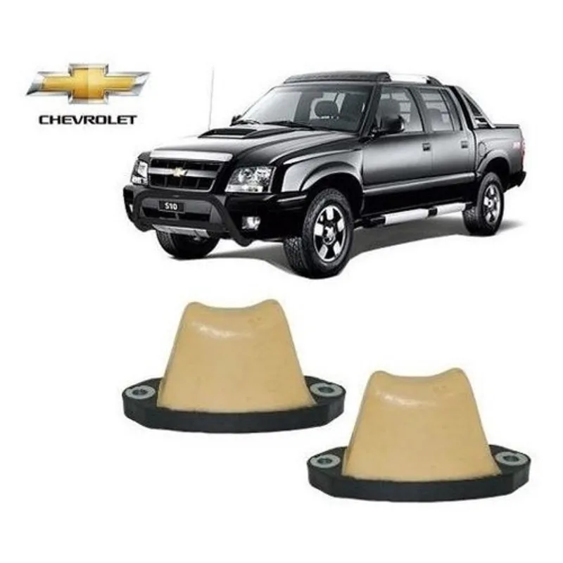 Par Batente Do Amortecedor Suspensão Traseira Gm S10 1996 1997 1998 1999