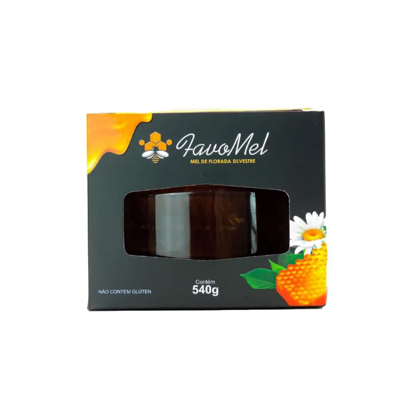 Favo de Mel Abelha Africana Puro 100% Natural na Caixa 540g